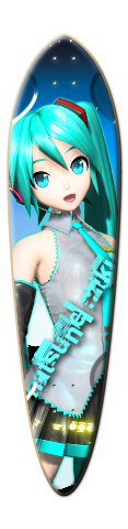 Hatsune Miku Skateboards, Longboards and Grip Tape Image