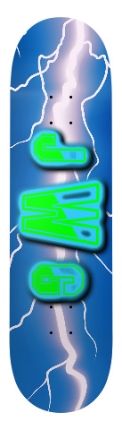 surfing the lightning 2.0 Skateboards, Longboards and Grip Tape Image