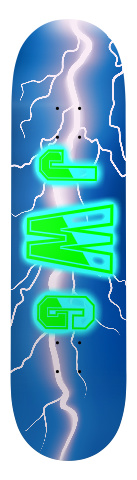 surfing the lightning Skateboards, Longboards and Grip Tape Image