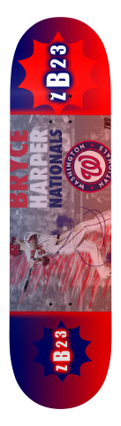 Washington Nationals Postseason Skateboards, Longboards and Grip Tape Image