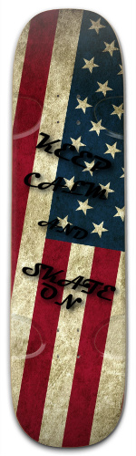 Keep calm in Usa Skateboards, Longboards and Grip Tape Image