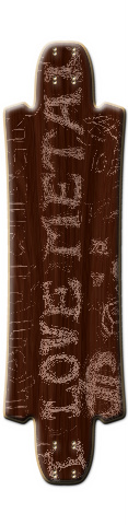 i Love metal Skateboards, Longboards and Grip Tape Image