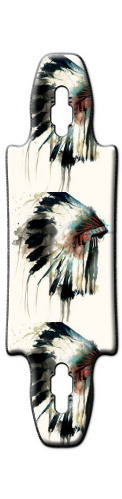 Indian Head Dress Skateboards, Longboards and Grip Tape Image