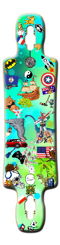Design 70007 Skateboards, Longboards and Grip Tape
