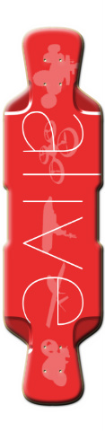 Design 70594 Skateboards, Longboards and Grip Tape