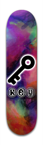 Key - Color Design Skateboards, Longboards and Grip Tape Image