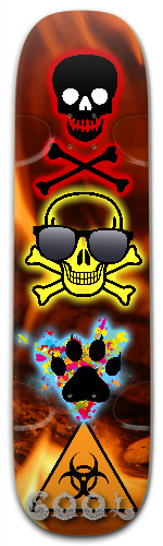 Design 114574 Skateboards, Longboards and Grip Tape
