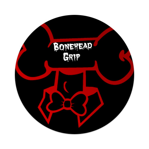 sticker bonehead grip logo