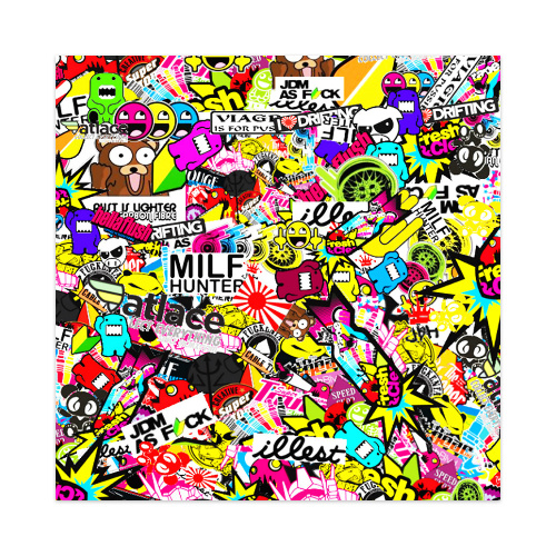 Stickerbomb