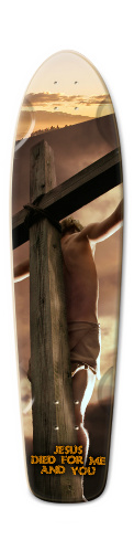 Jesus Saves Skateboards, Longboards and Grip Tape Image