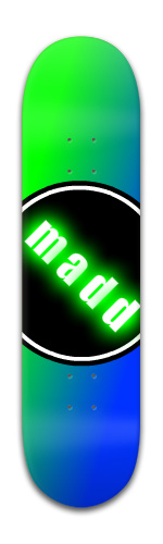 madd fade out green/blue Skateboards, Longboards and Grip Tape Image