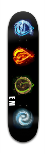 Water, Fire, Earth, Air Skateboards, Longboards and Grip Tape Image