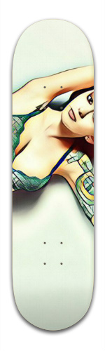 tat girl 2 Skateboards, Longboards and Grip Tape Image