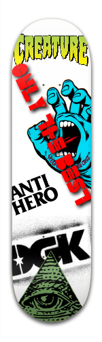 Design 163054 Skateboards, Longboards and Grip Tape