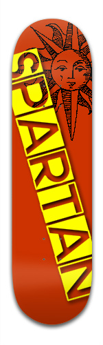 spartan/ yellow red