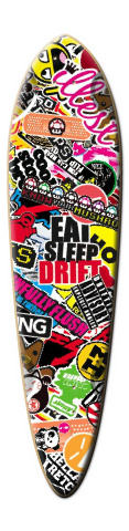 Design 181077 Skateboards, Longboards and Grip Tape