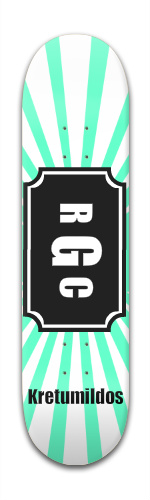 kretumildos skate aqua no branco