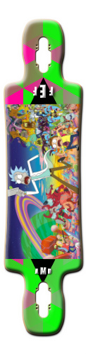Rick and Morty Skateboards, Longboards and Grip Tape Image