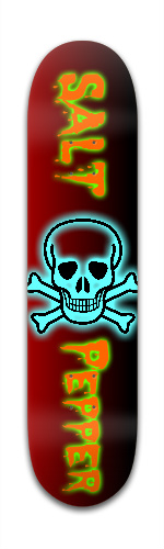 Salt with Pepper 1 (Skull) Skateboards, Longboards and Grip Tape Image
