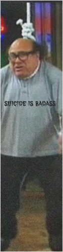 suicide is badass Skateboards, Longboards and Grip Tape Image