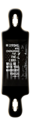 joshua 1:9 Skateboards, Longboards and Grip Tape Image