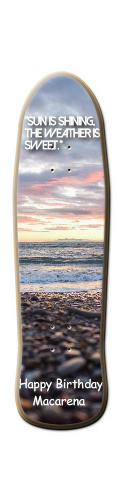 Happy Birthday Macarena Skateboards, Longboards and Grip Tape Image