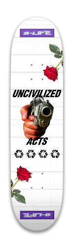 s-life &amp;quot;Uncivilized Acts&amp;quot; Deck Skateboards, Longboards and Grip Tape Image