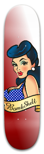 Bombshell Pinup Skateboards, Longboards and Grip Tape Image